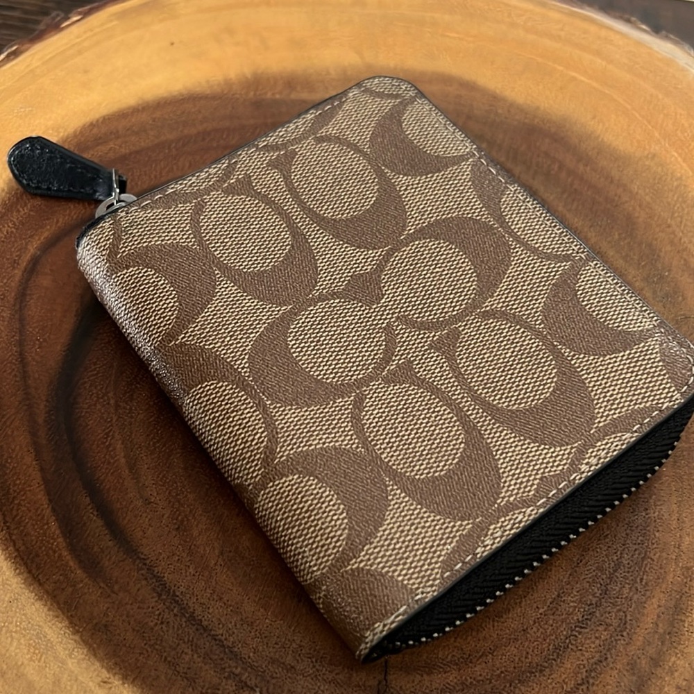 Mens Coach Zip Wallet